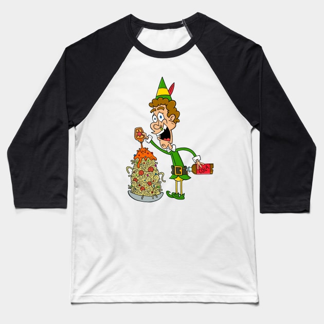 Elf Baseball T-Shirt by Crockpot